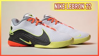 Nike LeBron 22 實鞋介紹  LeBron James 簽名鞋降價了！延續低筒設計的全能戰靴，Zoom Air 腳感依然澎湃～ [upl. by Suirradal448]