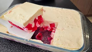 Easy dessert  Dessert using gelatine [upl. by Ahsinrats]