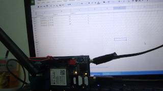 Sending data from Arduino Uno Board to Google Docs Spreadsheet Using Arduino GSM Shield [upl. by Imoyaba]