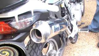 Honda Varadero 125 Devil Magnum Exhaust Sound [upl. by Llorrad]