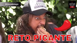 EL RETO PICANTE con un experto que SAPEEEE EL BANANERO OFICIAL [upl. by Elleinaj]