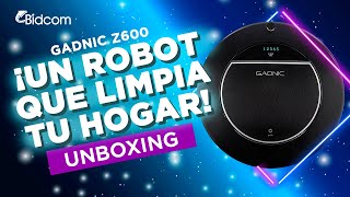 Aspiradora Robot Con 4 Modos De Limpieza Antibacterial Y Desinfectante Gadnic Z950 Unboxing  Specs [upl. by Danais]