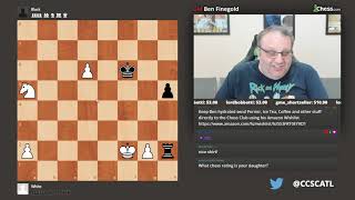 Daily Dose Ben Finegold attempts to solve a puzzle that stumped IM Levy [upl. by Ulda]