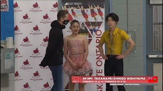 Ayumi TAKANAMI  Shingo NISHIYAMA RD Skate Ontario Sectionals Series  October Hub 高浪  西山 [upl. by Lundgren]