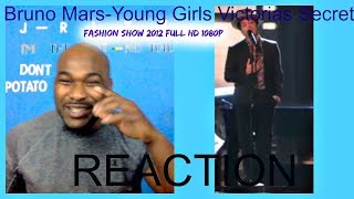 Bruno MarsYoung Girls Victorias Secret Fashion Show 2012FULL HD 1080p  REACTION [upl. by Eerdna557]