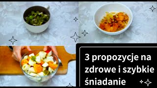 3 propozycje na szybkie zdrowe i pyszne śniadanie wegańskie i surowe [upl. by Buttaro]