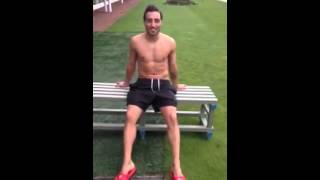 iceBucketChallenge Santi Cazorla [upl. by Yk]