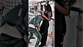 Kiing prank escalator funny prank video 😡🤪 shorts prank shortsfeed escalator foryou [upl. by Gerald]