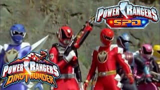 Power Rangers SPDDino Thunder Team Up  Alternate Opening 1 [upl. by Salsbury]