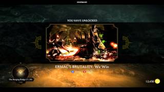 MKX KRYPT UNLOCK  Ermacs Brutality quotWe Winquot 729 [upl. by Lorac409]