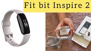 Fit bit inspire 2 smart Watch Lunar White [upl. by Yehsa261]