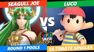 SSC 2019 SSBU  Demise Seagull Joe Palutena VS GG Luco Ness Smash Ultimate Round 1 Pools [upl. by Cardwell199]