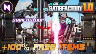 Free POWER or PRODUCTS With SOMERSLOOP To Unlock Tier 7amp8  07  Satisfactory 10  Lets Play [upl. by Loggins]