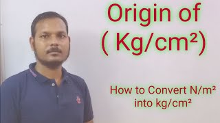 How to Convert N\M2 into kg\cm2 [upl. by Nairoc200]