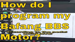 How do I program my Bafang Controller Ebike Tuning Repair Custom Settings Electric Bike Conversion [upl. by Arodnap]