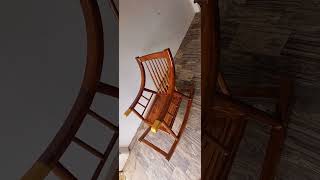 Teak Wood Rocking Chair antiquewoodhubgmailcom [upl. by Enaid351]