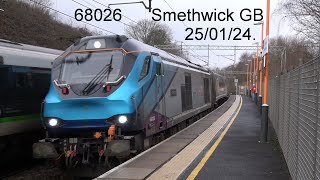 68026 Smethwick Galton Bridge 250124 Also 196106 [upl. by Dry]