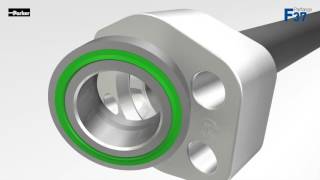 Parflange F37 Assembly Process Tutorial  Orbital Tube Forming Technology  Parker Hannifin [upl. by Ireland]