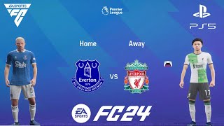 EA SPORTS FC 24  Everton vs Liverpool  Merseyside Derby  English Premier League  PS5 Gameplay [upl. by Barbaresi]