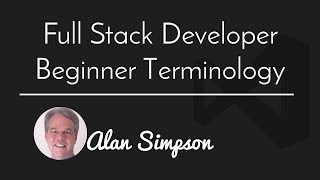 Full Stack Developer Tech Terms Explained [upl. by Amik298]