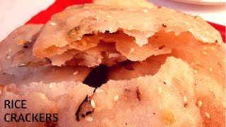 Rice crackers recipe nippattu  thattai  chekkalu recipe [upl. by Herr]