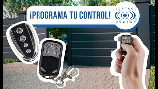 CÓMO PROGRAMAR SU CONTROL UNIVERSAL PARA PORTÓN ELÉCTRICO  CONTROL EXPERT [upl. by Sura118]