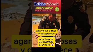 Robando dinero del Tarjetero policia noticias [upl. by Ahsinor91]