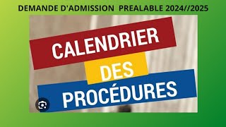 PROCEDURECALENDRIER CAMPUS FRANCE 20242025MoneyMindset2597 [upl. by Akinej]