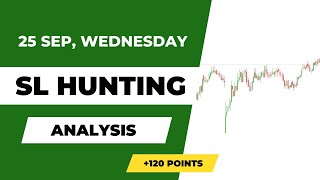 25 September  Trade Analysis BankNifty Option Trading  SL Hunting  Trader In Action banknifty [upl. by Lednew]