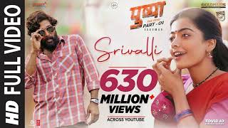 Srivalli Video  Pushpa  Allu Arjun Rashmika Mandanna  Javed Ali  DSP  Sukumar [upl. by Nosnirb]