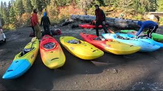 Whitewater Kayaking Rogue River  River Bridge section of the Upper Rogue River [upl. by Neau]