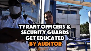 Corrupt Officers amp Tyrant Security Guards Get Educated By Auditor elytpg [upl. by Nedap281]