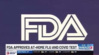 FDA authorizes athome flu covid combination test [upl. by Hploda]