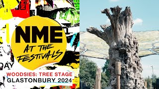 Glastonbury 2024 Check out the new Tree Stage at Woodsies [upl. by Alul]