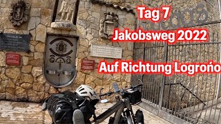 Radreise Doku Urlaub allein auf dem Jakobsweg 2022 ein Pilger mit dem EBike Riese und Müller Tag 7 [upl. by Edak]