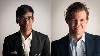 Praggnanandhaa scores his first win against Magnus Carlsen in an over the board game [upl. by Nnainot]