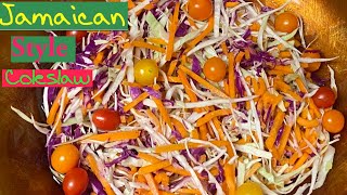 Authentic Jamaican Style Coleslaw Cabbage Saladcoleslaw Recipe simple recipe [upl. by Horten60]