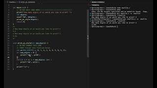 Printing the given number of items from an array [upl. by Sergius]