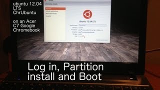 Step 3 How to install ubuntu ChrUbuntu on Acer C7 Chromebook [upl. by Hirasuna]
