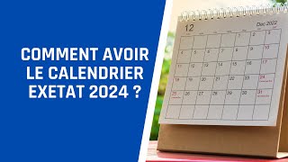 Calendrier Exetat 2025  Exetat 2025 Programme [upl. by Nyvlem150]