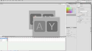 Flash  Basic AS3 quotLinking Buttons and Alpha Effectquot [upl. by Noiemad]