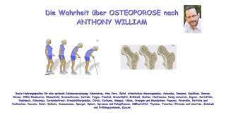 🌸 Die Wahrheit über OSTEOPOROSE 🌸 nach ANTHONY WILLIAM❤️ [upl. by Luce]