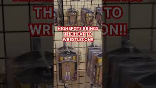 HIGHSPOTS WWE AUTOGRAPHED ACTION FIGURES AT WRESTLECON wwe wwefigures wrestlingfigures wwetoys [upl. by Marvin]