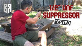 Buck Rail 1220 UNF Suppressor Test [upl. by Kcired]