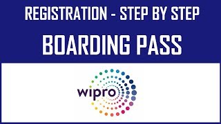 WIPRO REGISTRATION PROCESS  BOARDING PASS ISSUE SOLVED [upl. by Hasty]