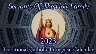 Servants Of The Holy Family 2023 Liturgical Calendar [upl. by Aicined]