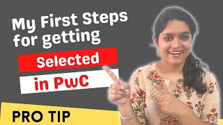 How I got Selected for PwC  Step 1  Important Tip pwc big4 [upl. by Emylee]