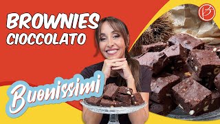 Brownies al cioccolato  Benedetta Parodi Official [upl. by Sirob]