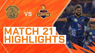 2023 Abu Dhabi T10 Match 21 Highlights Northern Warriors vs Deccan Gladiators  Season 7 [upl. by Schramke554]