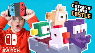 EPIC NEWS Crossy Roads Castle on Nintendo Switch  Gameplay with Ima and Jessy [upl. by Loydie667]